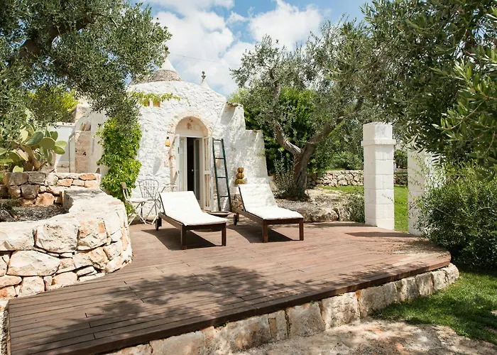 Trullo With Pool In Olive Garden *