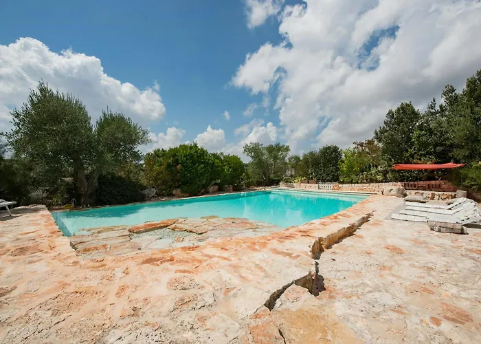Trullo With Pool In Olive Garden *